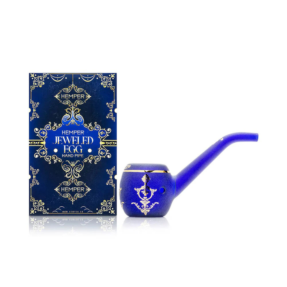 Трубка Hemper Jeweled Egg Glass Sherlock Pipe Трубка Hemper Jeweled Egg Glass Sherlock Pipe