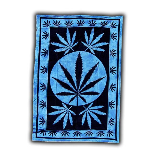 Раста панно «Синій лист марихуани»
