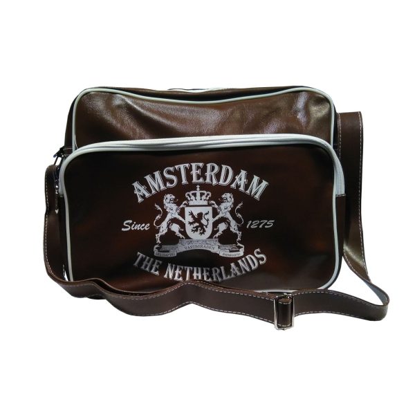Ретро сумка «Коричневий Амстердам»