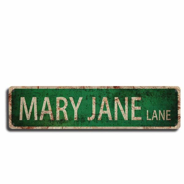 Табличка «Mary Jane»