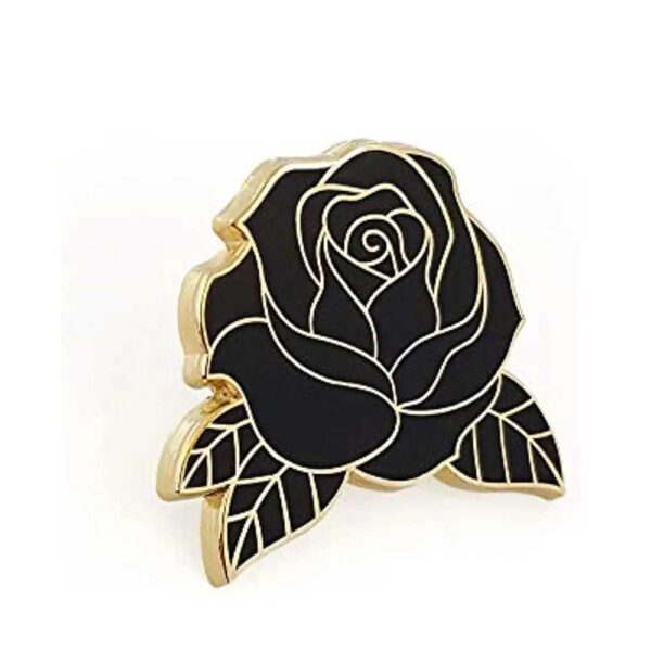 Значок «Черная роза»