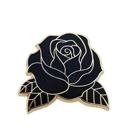 Значок «Черная роза»