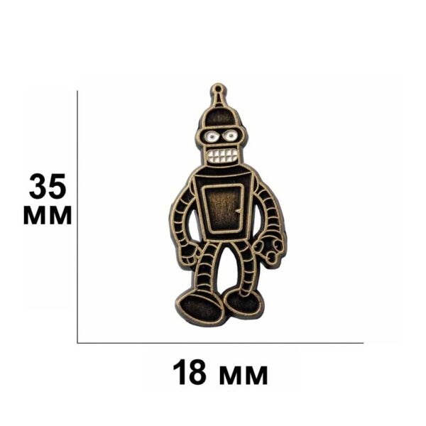 Металлический значок «Bender»