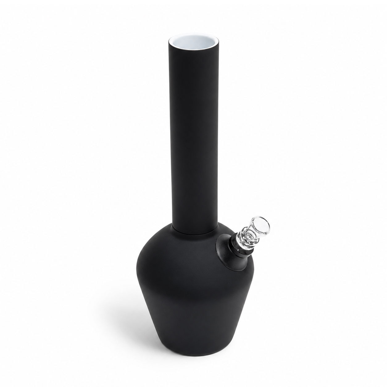 Металлический бонг Chill Black Rubberized Бонг Chill Steel Pipes Black Rubberized