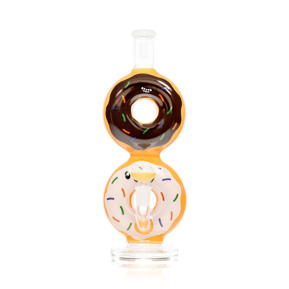 Стеклянный бонг Hemper XL Glass Donut Дизайнерский бонг Hemper 10” XL Glass Donut
