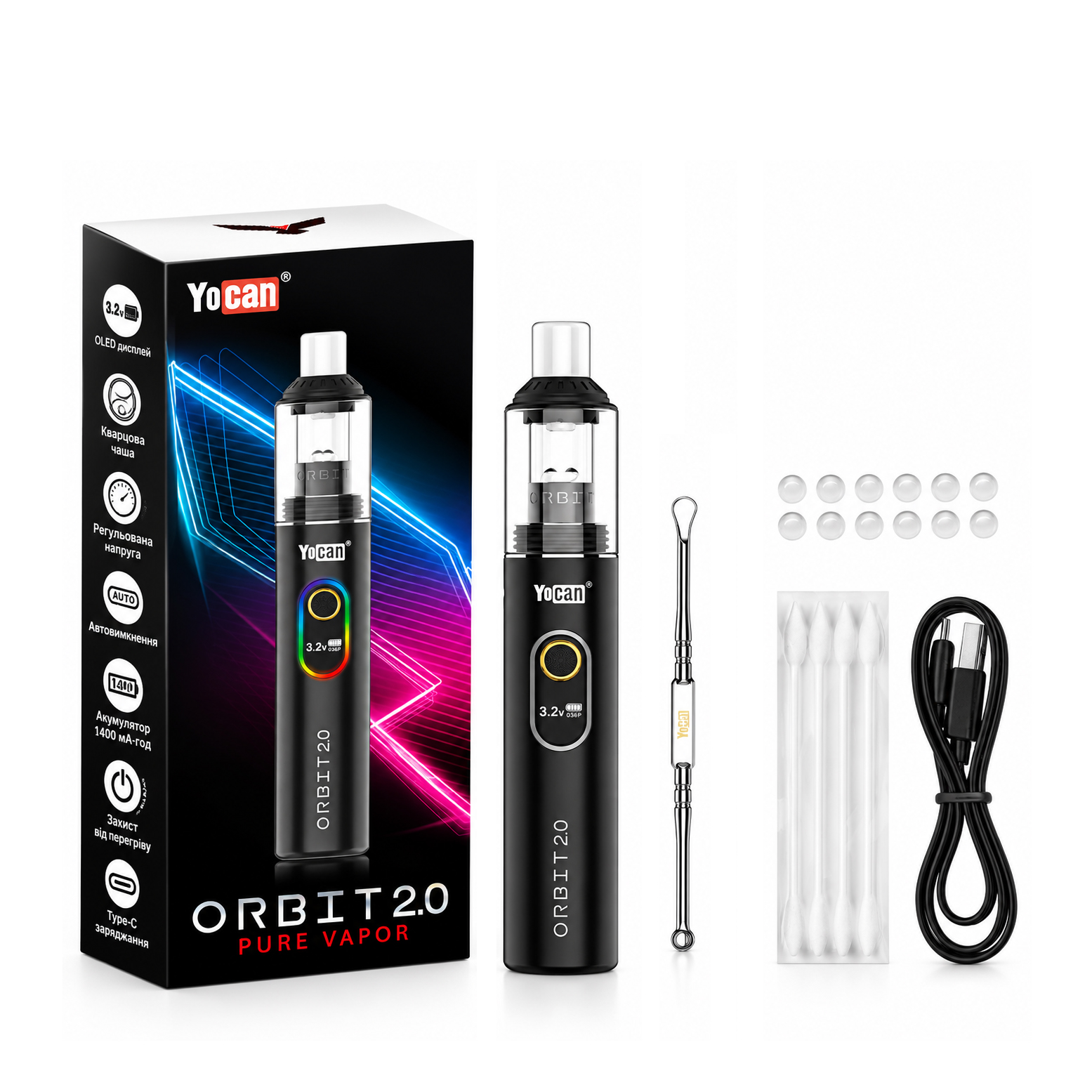 Вапорайзер Yocan Orbit 2.0 Вапорайзер Yocan Orbit 2.0 — изображение 2