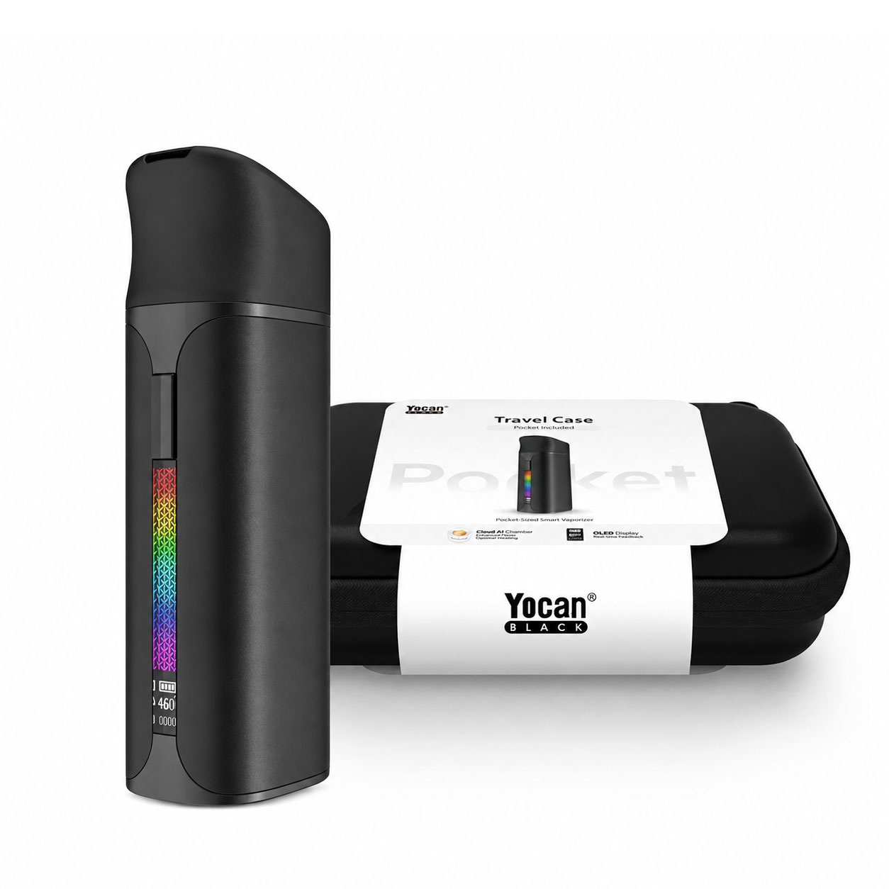 Вапорайзер Yocan Black Pocket - Full Travel Kit Yocan Black Pocket - Full Travel Kit