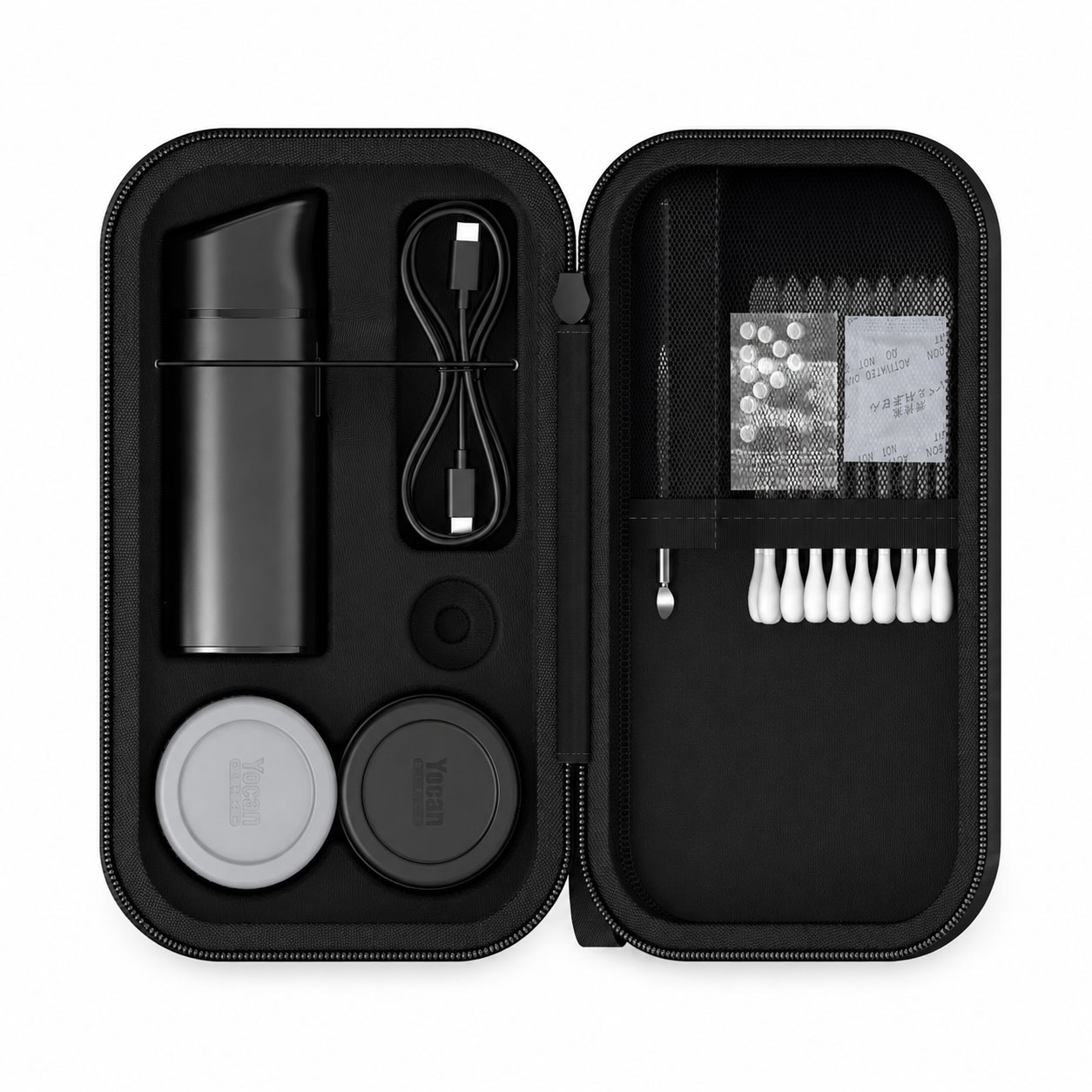 Вапорайзер Yocan Black Pocket - Full Travel Kit Yocan Black Pocket - Full Travel Kit