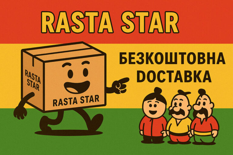 Супер Акция в Rasta Star: Бесплатная Доставка по Всей Украине!!! Супер Акция в Rasta Star: Бесплатная Доставка по Всей Украине!!!