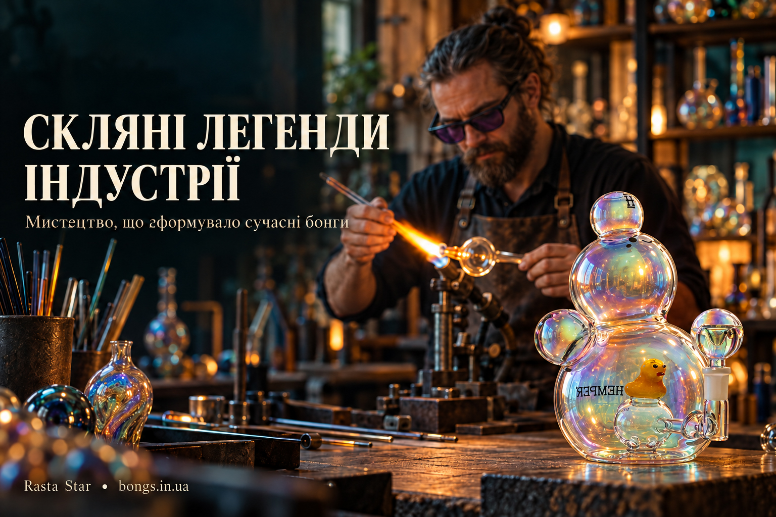 Скляні легенди індустрії: як піонери склодувної справи задали стандарти сучасних бонгів історія скляних бонгів